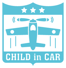 赤ちゃん乗ってます、CHILD IN CARステッカー、BABY IN CAR ステッカー、戦闘機